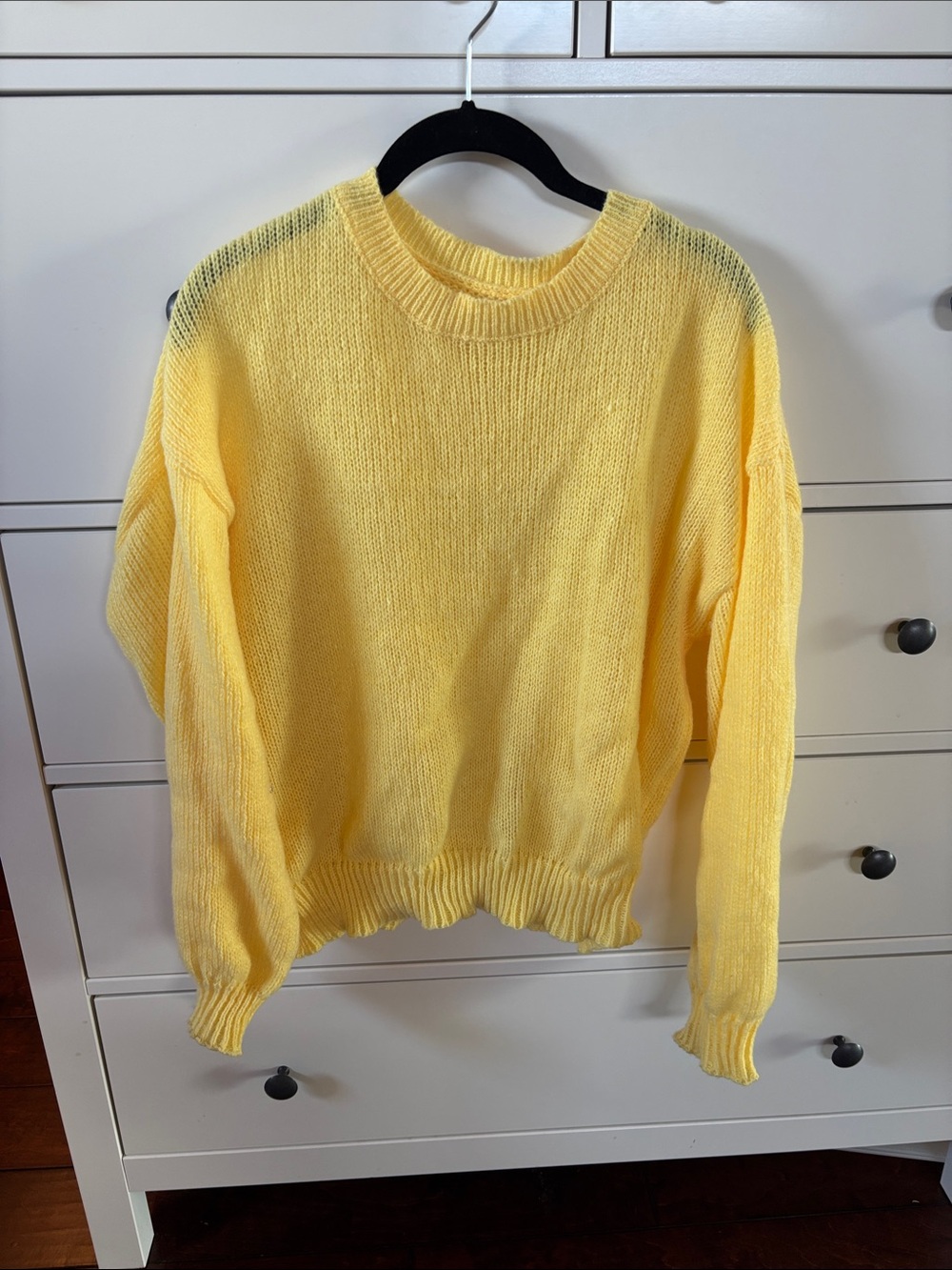 Women’s Lightweight Crewneck Sweater - Yellow